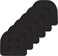 Memory Foam Chair Cushion Pads U-Shaped 17in x 16in - 6 Pack