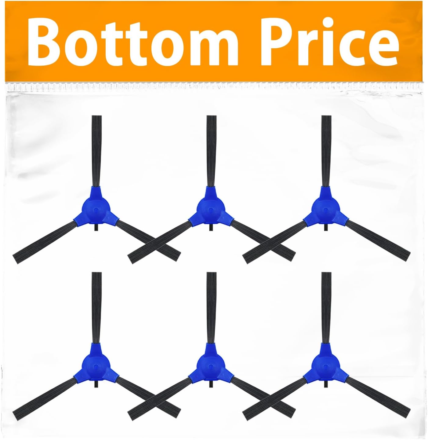 8-Pack Side Brushes Compatible with Multiple Robot Vacuums