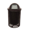 Heavy Duty Round Trash Receptacle with Dome Top - 32 Gallon