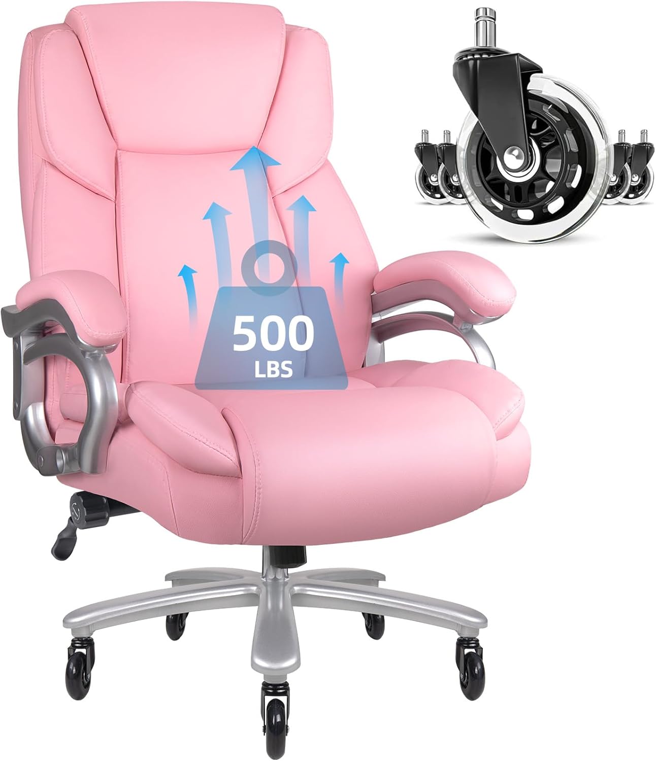 VITESSE Heavy Duty Office Chair for Low Back Pain Relief