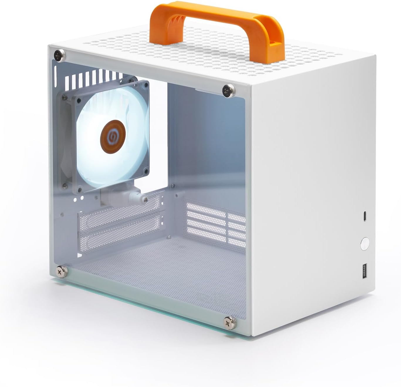 K66 Lite Compact Mini-ITX PC Gaming Case with Tempered Glass