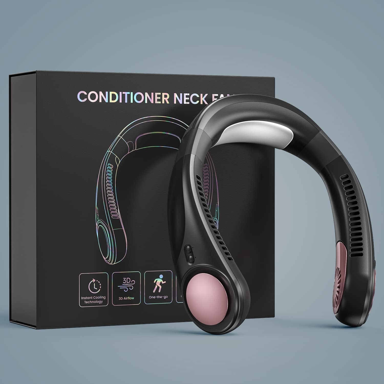 LEMOISTAR Hands-Free Neck Fan - Personal Cooling Anywhere!