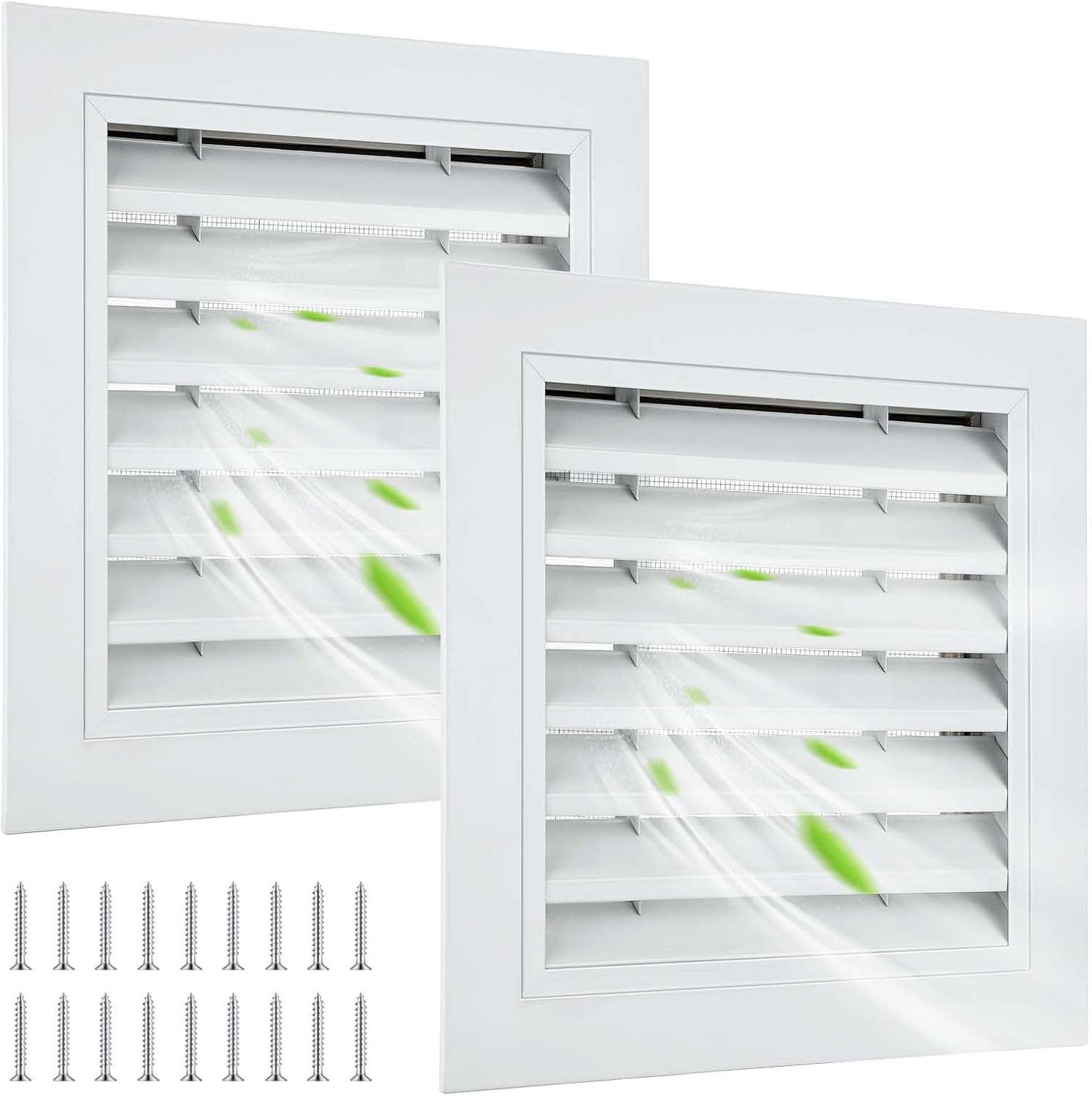 Gisafai 10in x 10in Gable Vent for Stylish Home Ventilation