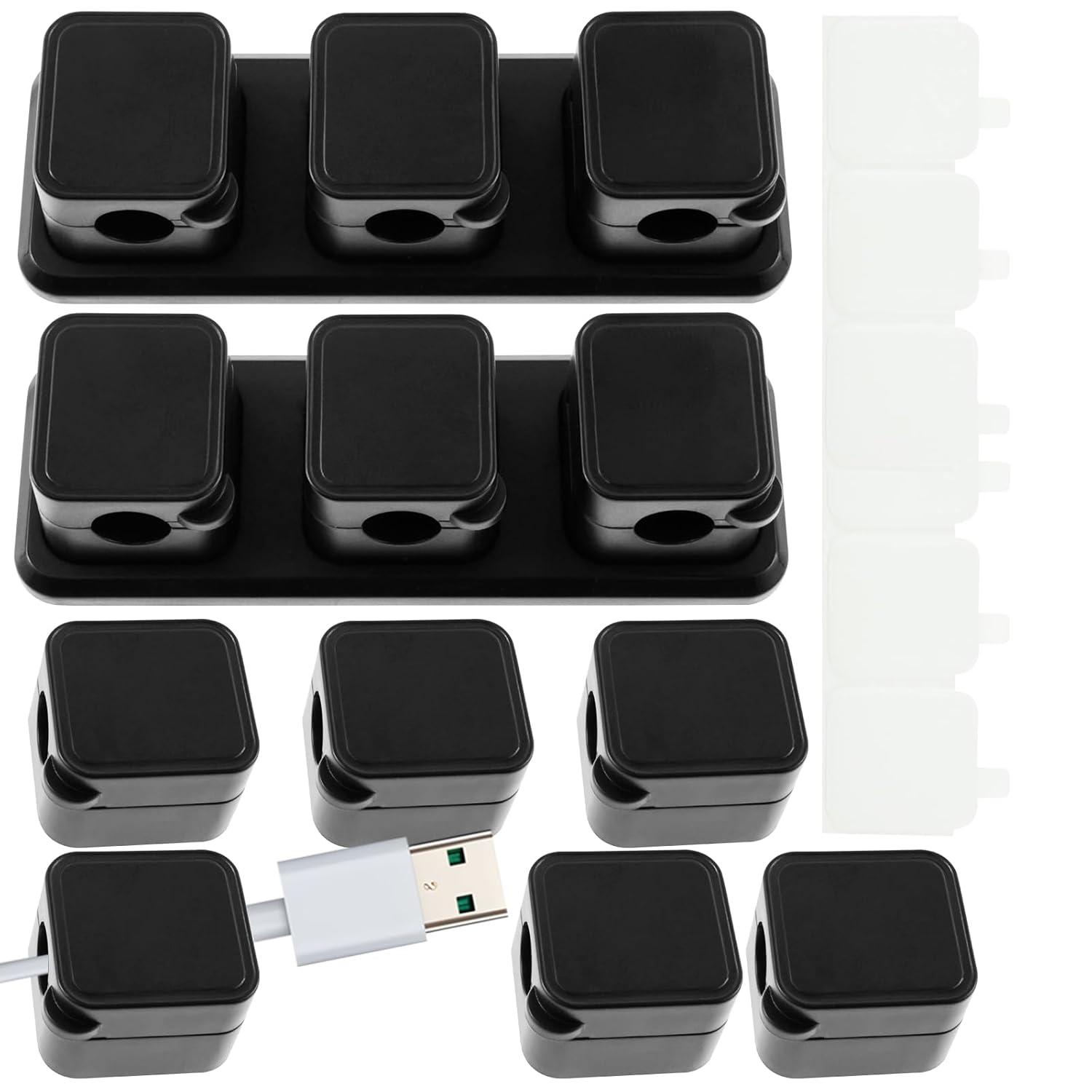 Space-Saving Magnetic Cable Holder