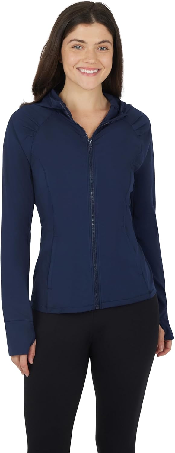 Yogalicious Lightweight Hooded Jacket for Running and Yoga