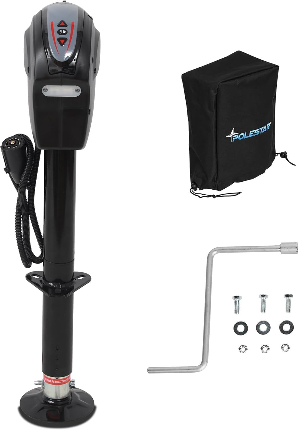 POLESTAR Electric Trailer Jack with Backlit Control Panel