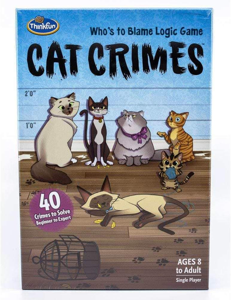 ThinkFun Cat Crimes - Smart, Fun, Hilarious!