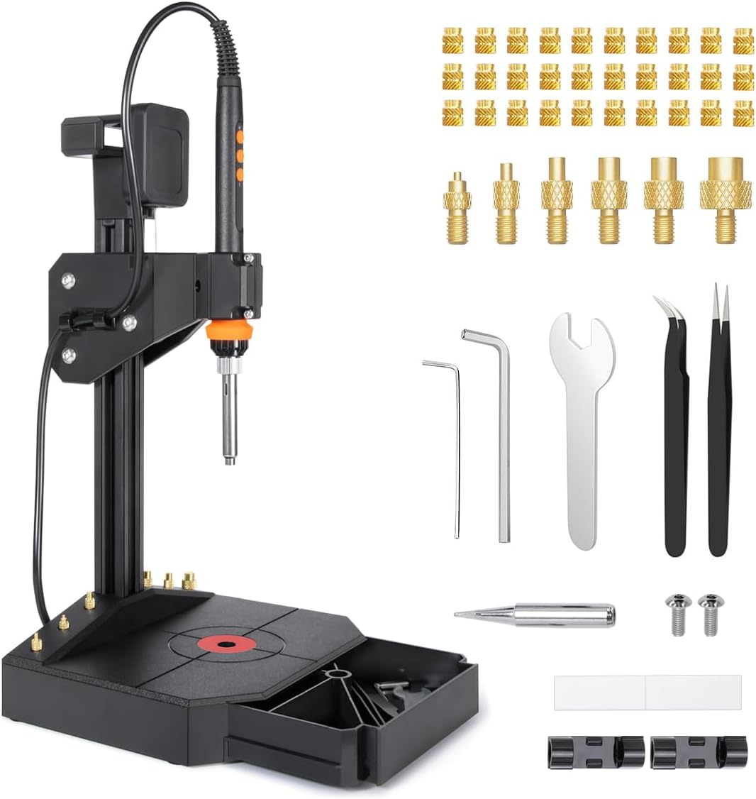 Vertical Heat Set Insert Tool Pressing Machine for 3D Parts