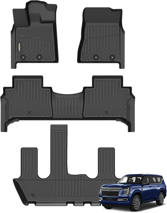 Custom Fit GINOWY Floor Mats for Nissan Armada 2025 & QX80