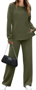 Women's 2 Piece Lounge Set Tracksuit - Comfy Travel & Airport