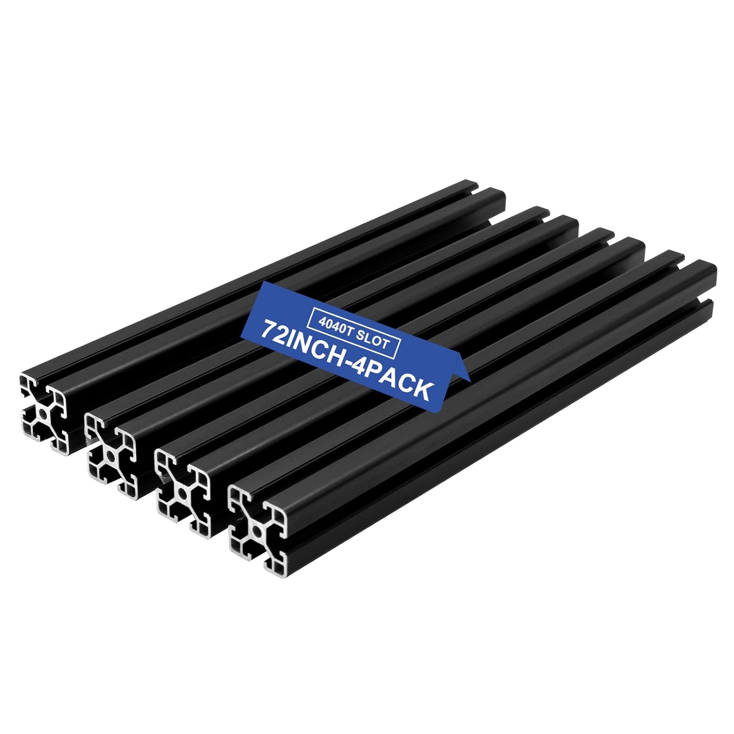 4040 T Slot Aluminum Extrusion 72 inch Black Profile for DIY