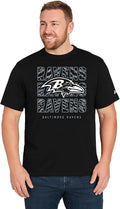 Zubaz NFL Men's Team Graphic T-Shirt - Bold Licensed Fan Tee unique