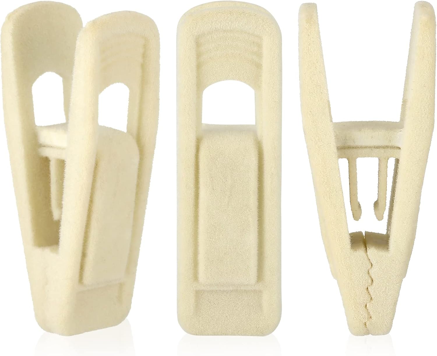 Tinfol Velvet Hangers Clips - 80 Pack for Slim-line Clothes