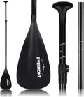 Overmont SUP Paddle Carbon Fiber 3-Piece Adjustable - Lightweight