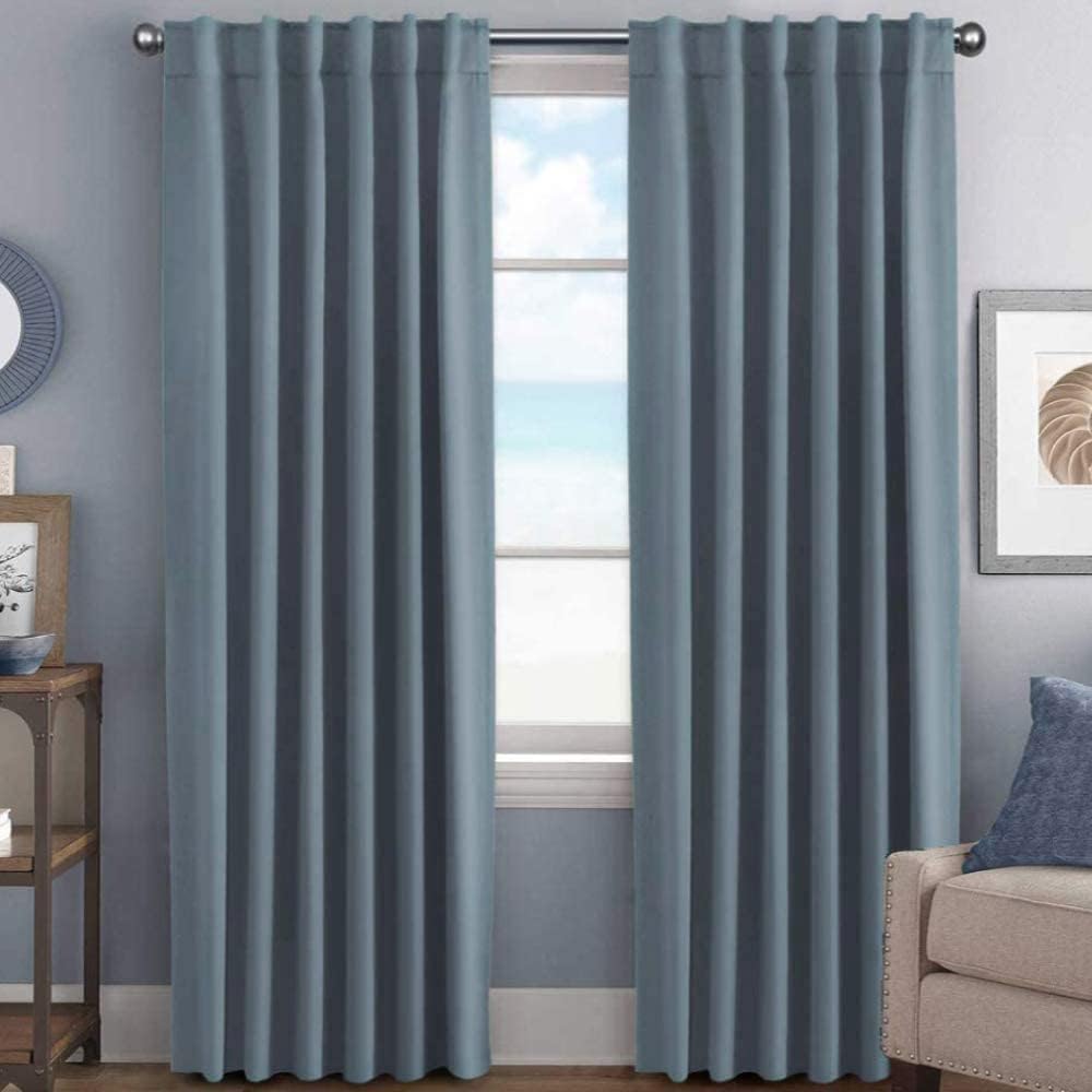 H.VERSAILTEX Blackout Curtains for Energy Saving Room Darkening