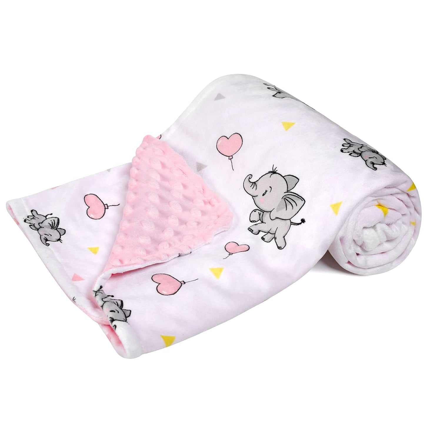 DaysU Silky Baby Blanket: Plush Comfort & Cute Elephant Design