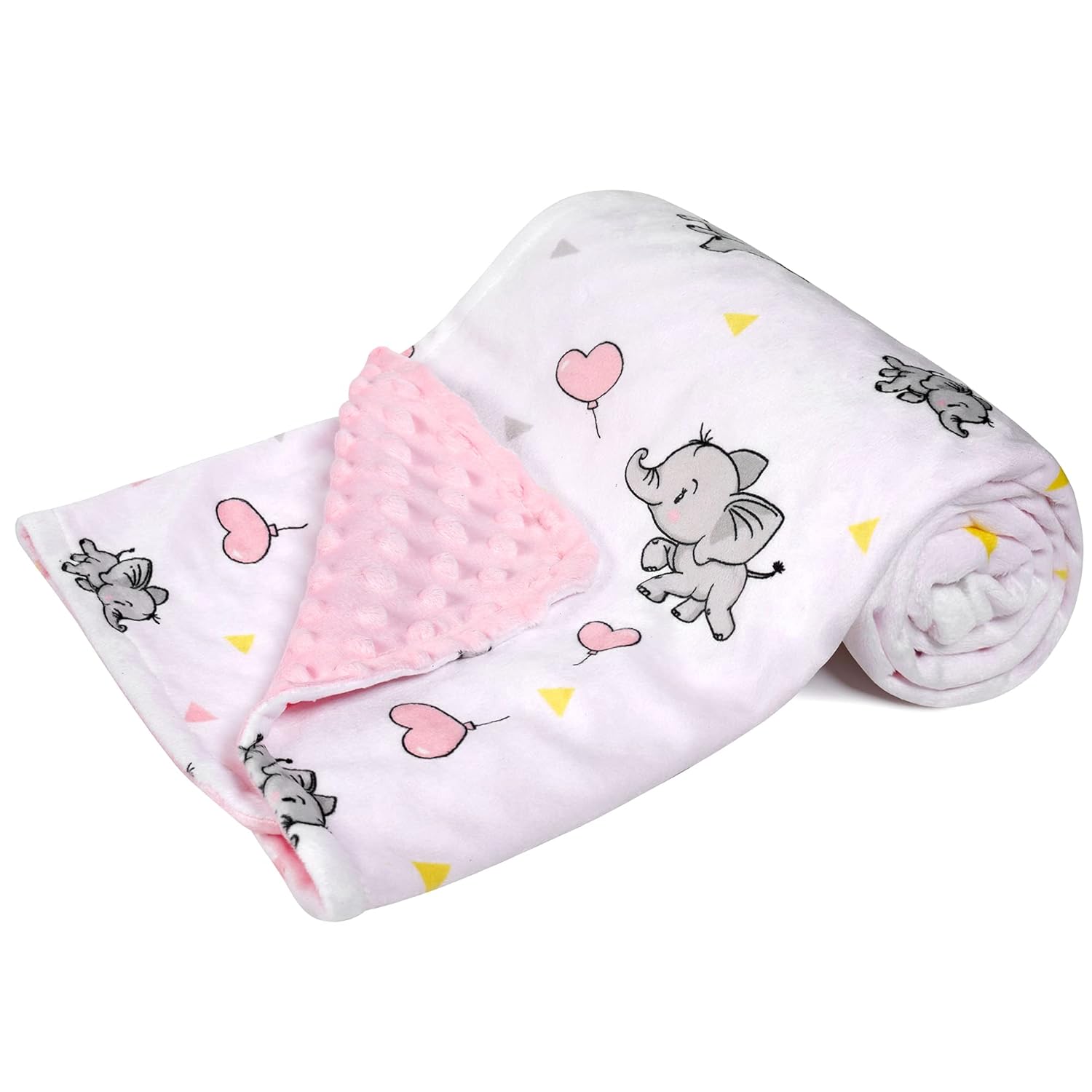 DaysU Silky Baby Blanket: Plush Comfort & Cute Elephant Design