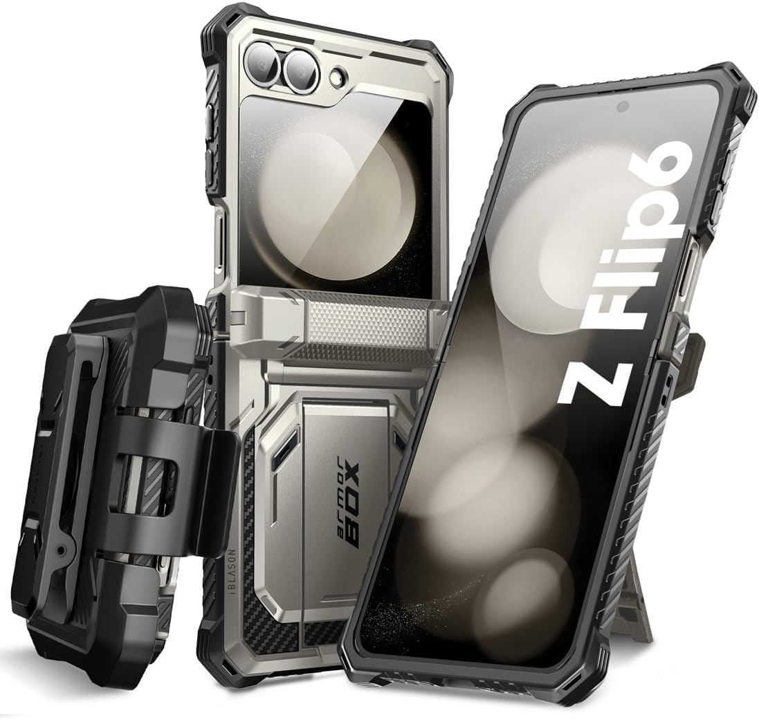 i-Blason Samsung Galaxy Z Flip 7 FE Case with Stand and Protection