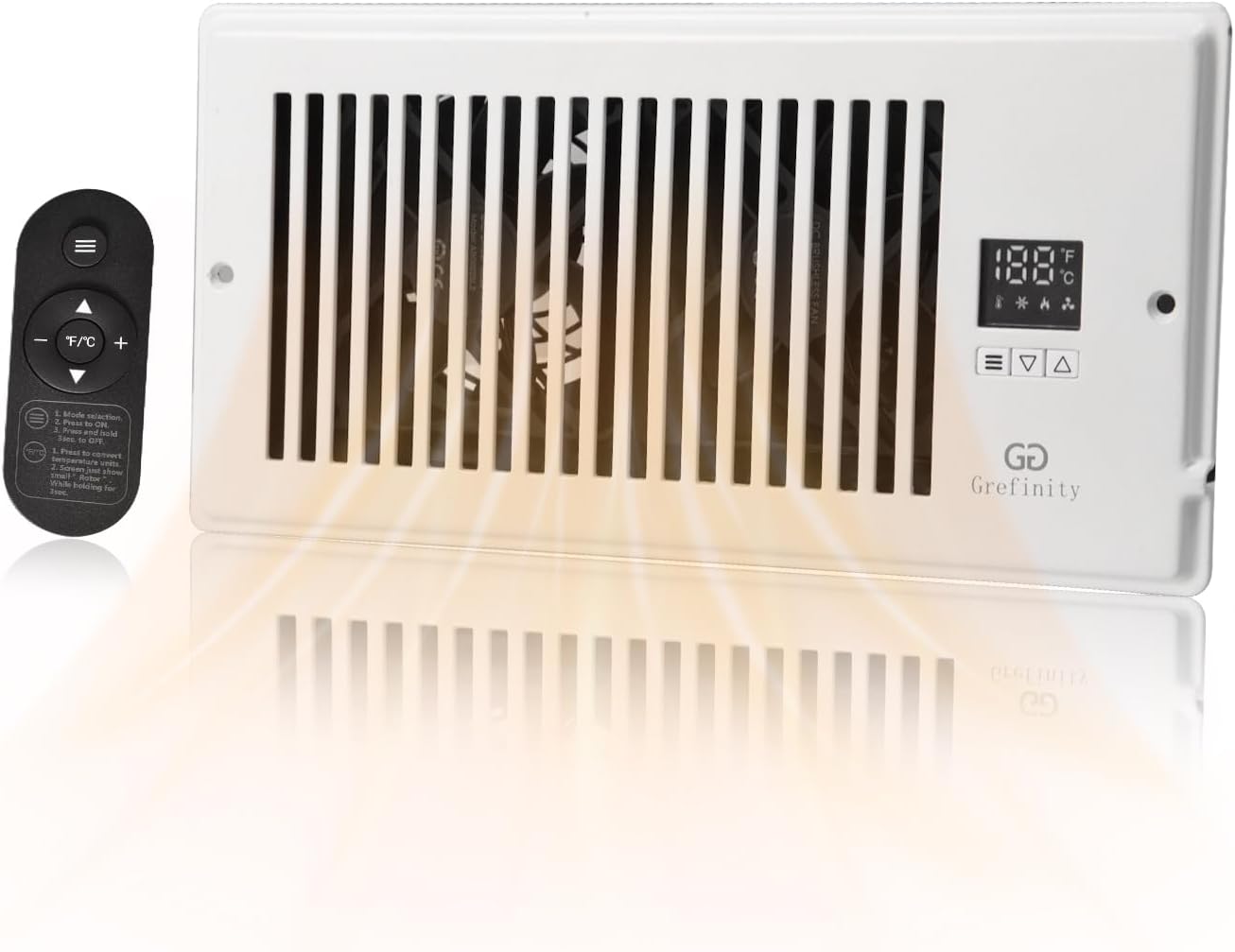 10-Speed Smart Vent Booster for Efficient Heating/Cooling