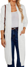 Long Cardigan Sweater Maxi Duster for Women - Lightweight Cozy Layer