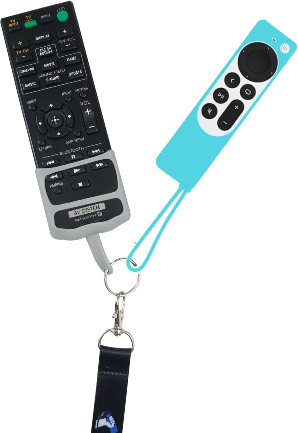 Radiant Blue Glow Case for Apple TV Remote - Remote Wrangler