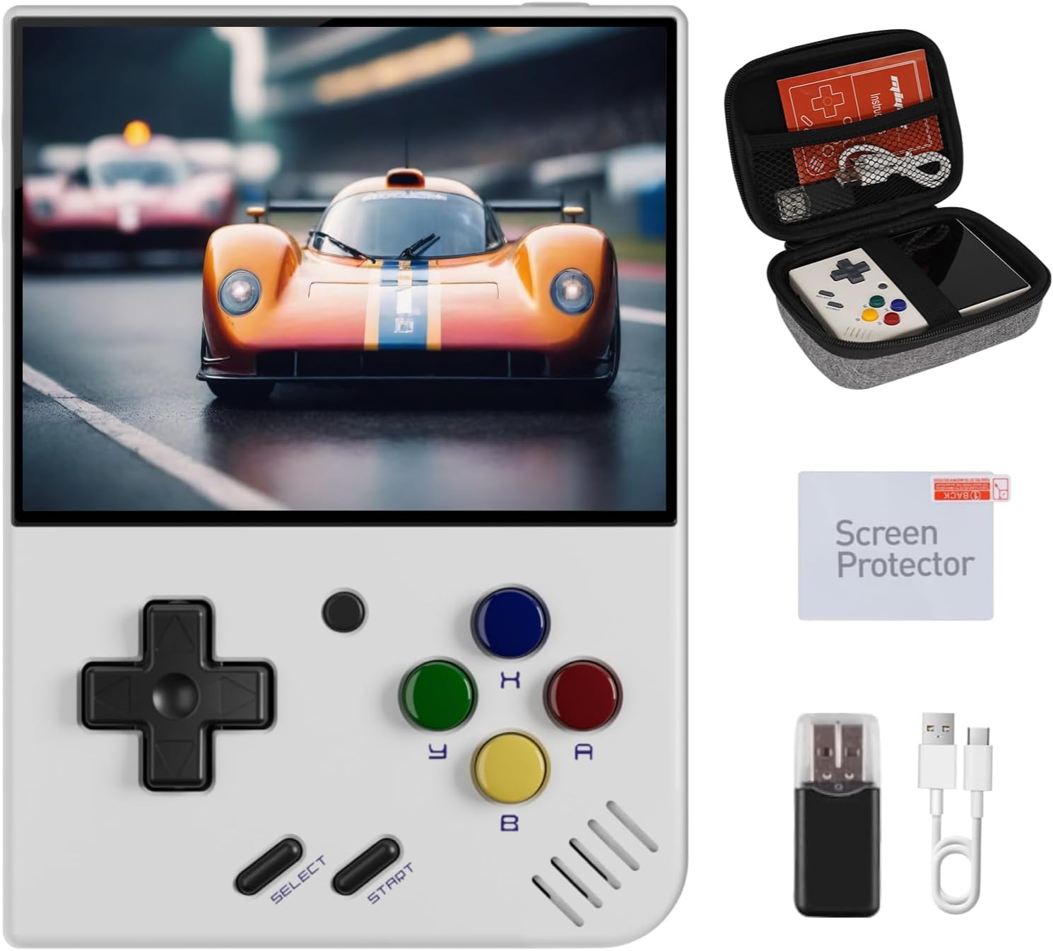 Miyoo Mini Plus Retro Gaming Console with 64G Memory Card