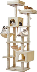 Taoqimiao Cat Tree 71-in Cat Tower for Multiple Cats - Multi-Level