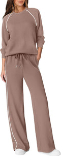 SAMPEEL Women 2 Piece Lounge Set Tracksuit - Comfortable All-Day Wear