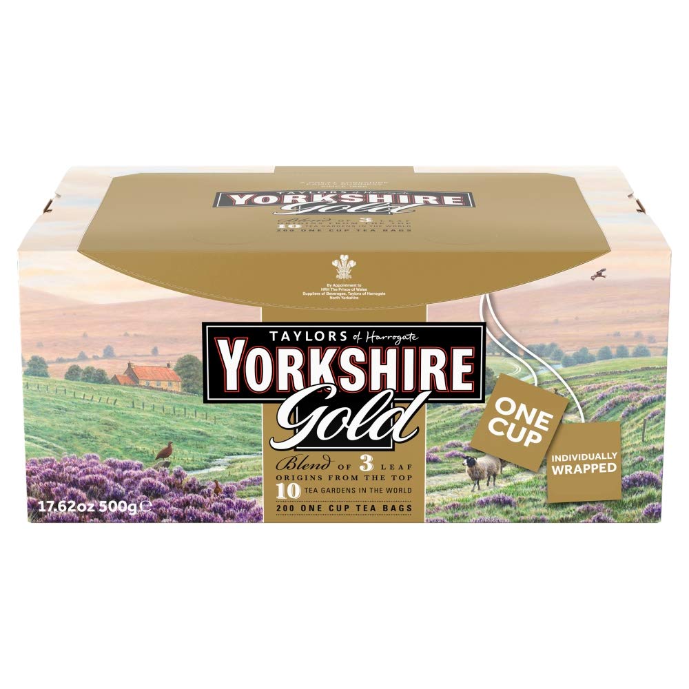 Yorkshire Gold Individually Wrapped Tea Bags for Perfect Brew