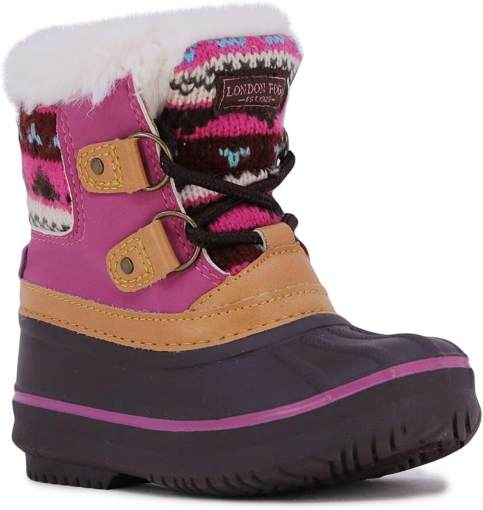 LONDON FOG Girls Toddler Tottenham Cold Weather Snow Boot Review