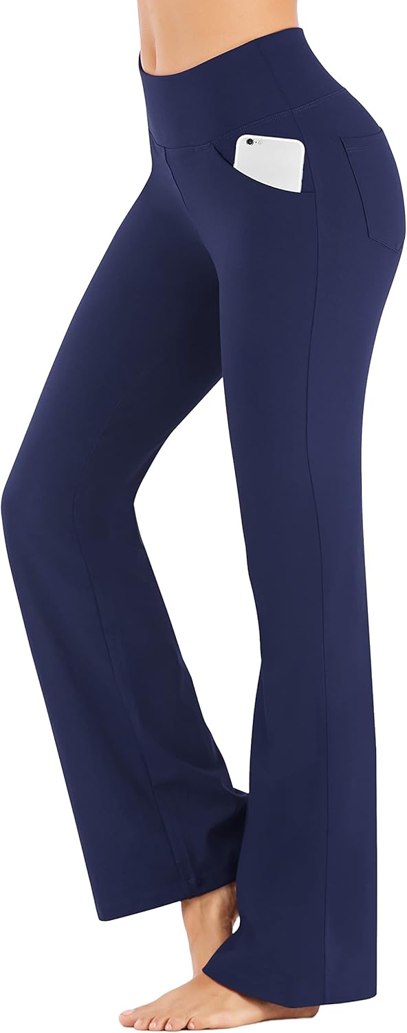 IUGA Yoga Pants Women Wide Leg High Waist Bootcut Flare Leggings