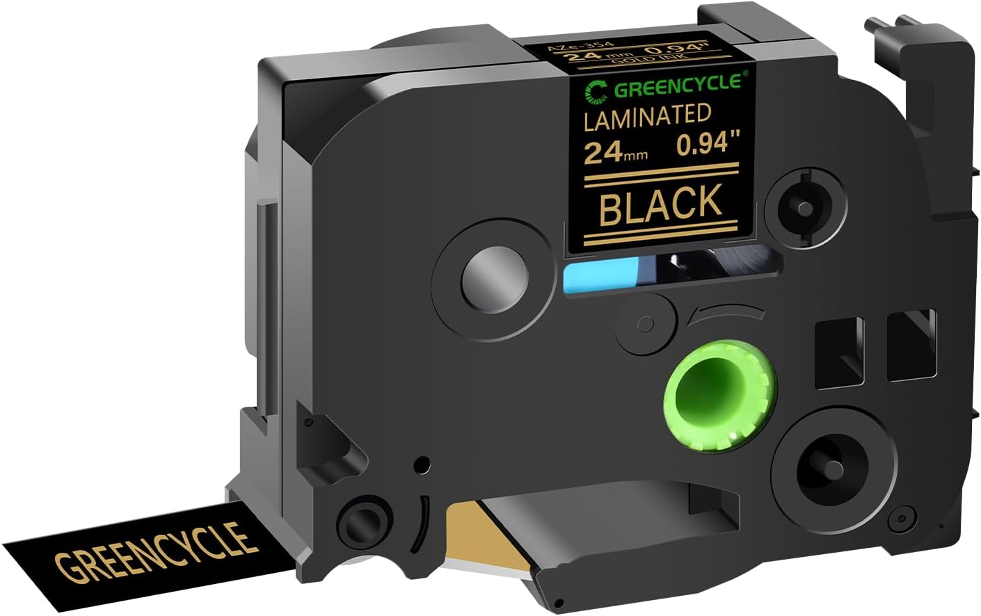 GREENCYCLE Compatible TZe-354 Label Tape for Brother Label Makers
