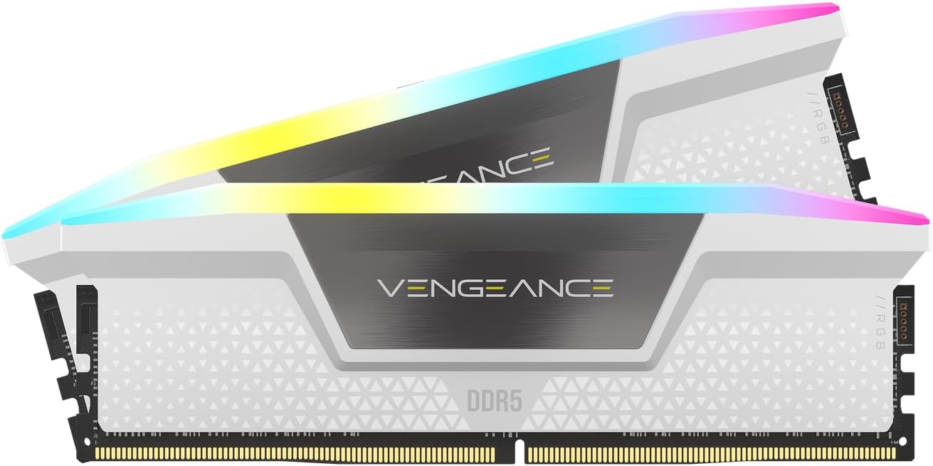 CORSAIR VENGEANCE RGB DDR5 RAM 32GB 6400MHz for Gaming