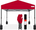 10x10ft Pop Up Canopy Tent 1-Person Setup - Instant Portable Shelter