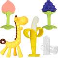 BPA-Free Banana Giraffe Teether Set ~ Soothes Sore Gums