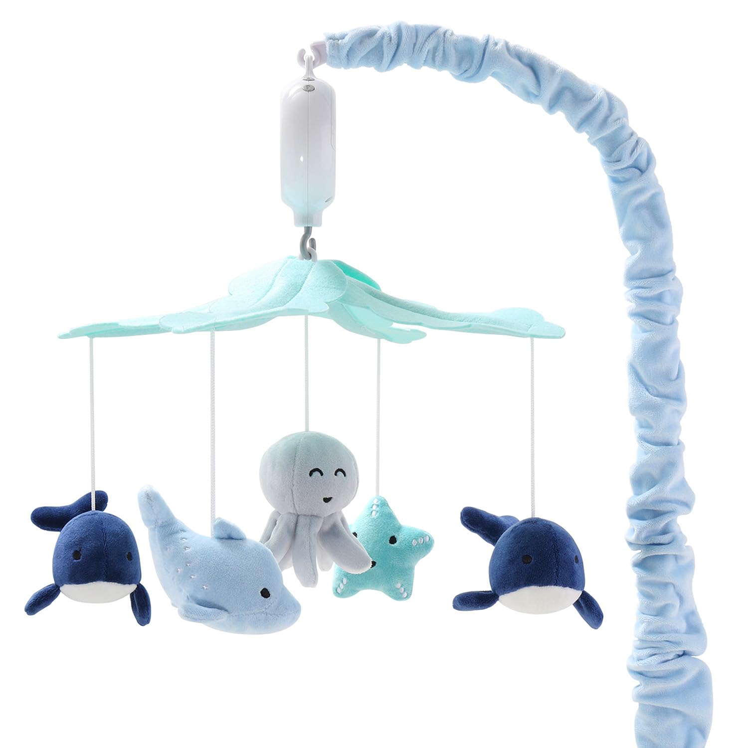 Nautical Baby Crib Mobile with Lullabies for Boys and Girls