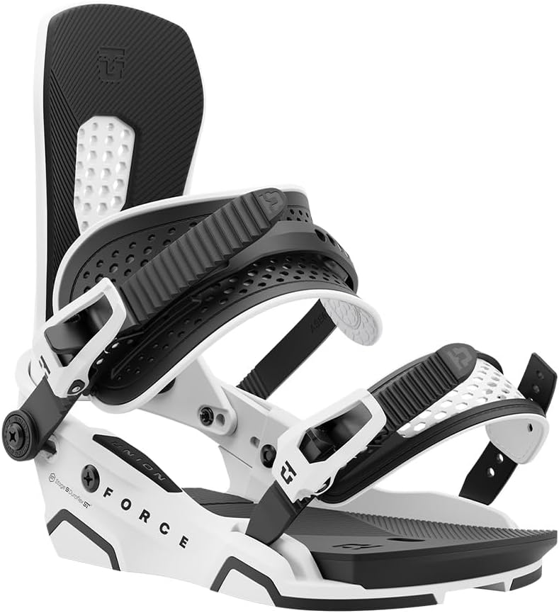 Union Force Snowboard Bindings: Superior Design for US Men 8-10, White
