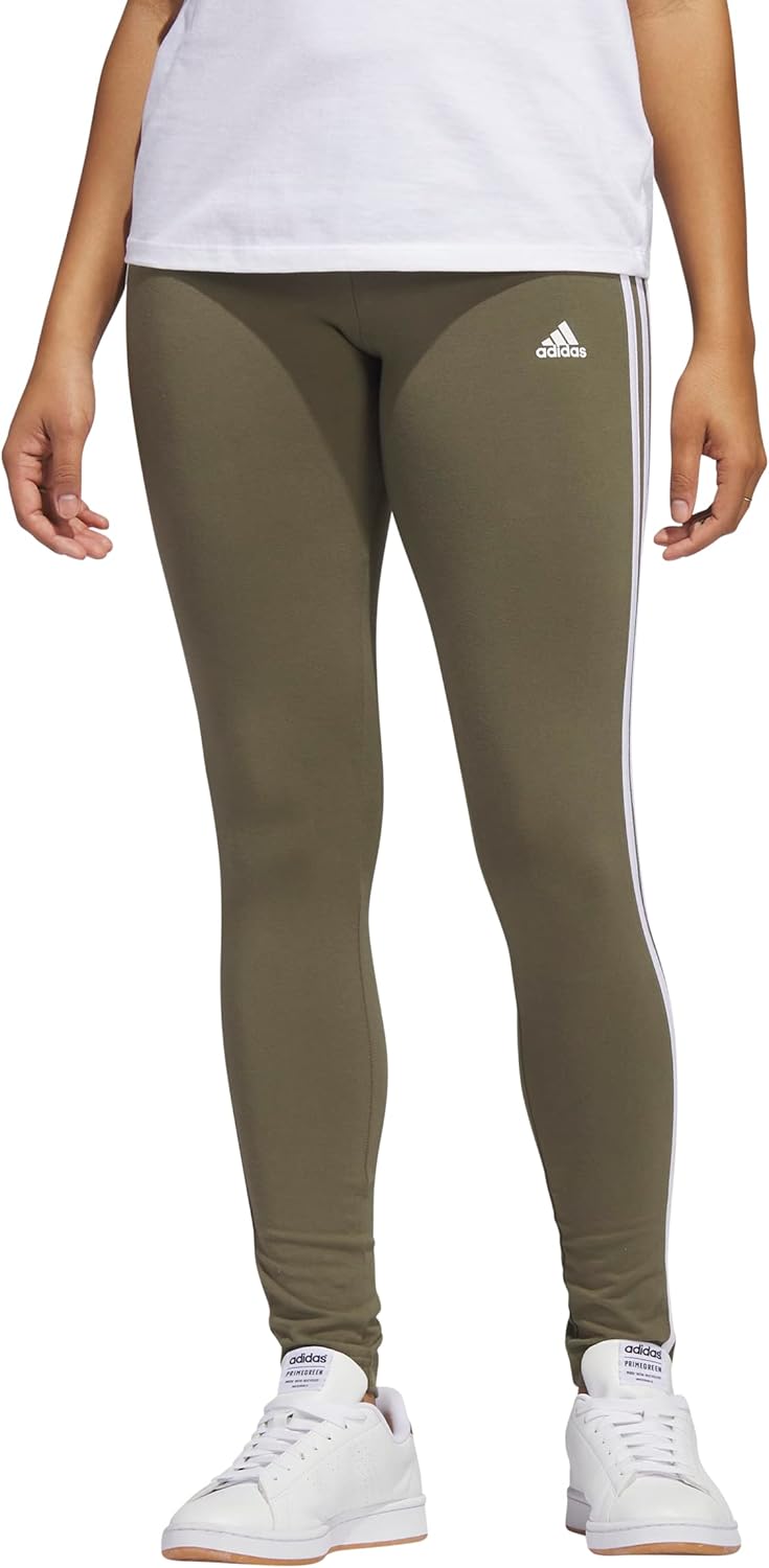 Adidas Womens Essentials 3-Stripes Leggings for Active Comfort