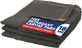 Fire Retardant Tarp 6ft x 8ft 18 MIL Heavy Duty Canvas - Safety Use