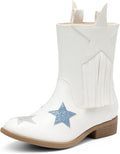 Girls Cowgirl Cowboy Western Mid Calf Tassel Boots - Sparkle Starter