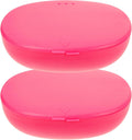 LALAFINA Menstrual Cup Case Duo - Stylish & Compact Pink Holder