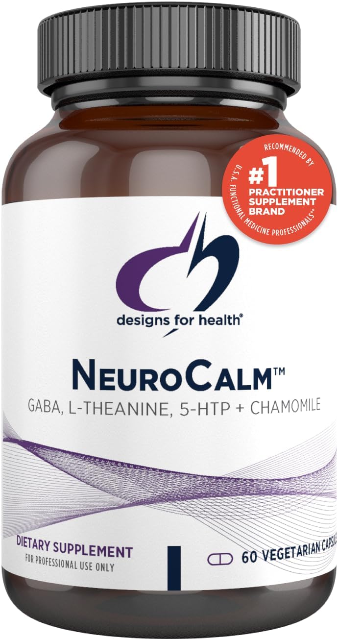 NeuroCalm 5HTP GABA L-Theanine Supplement for Stress Relief