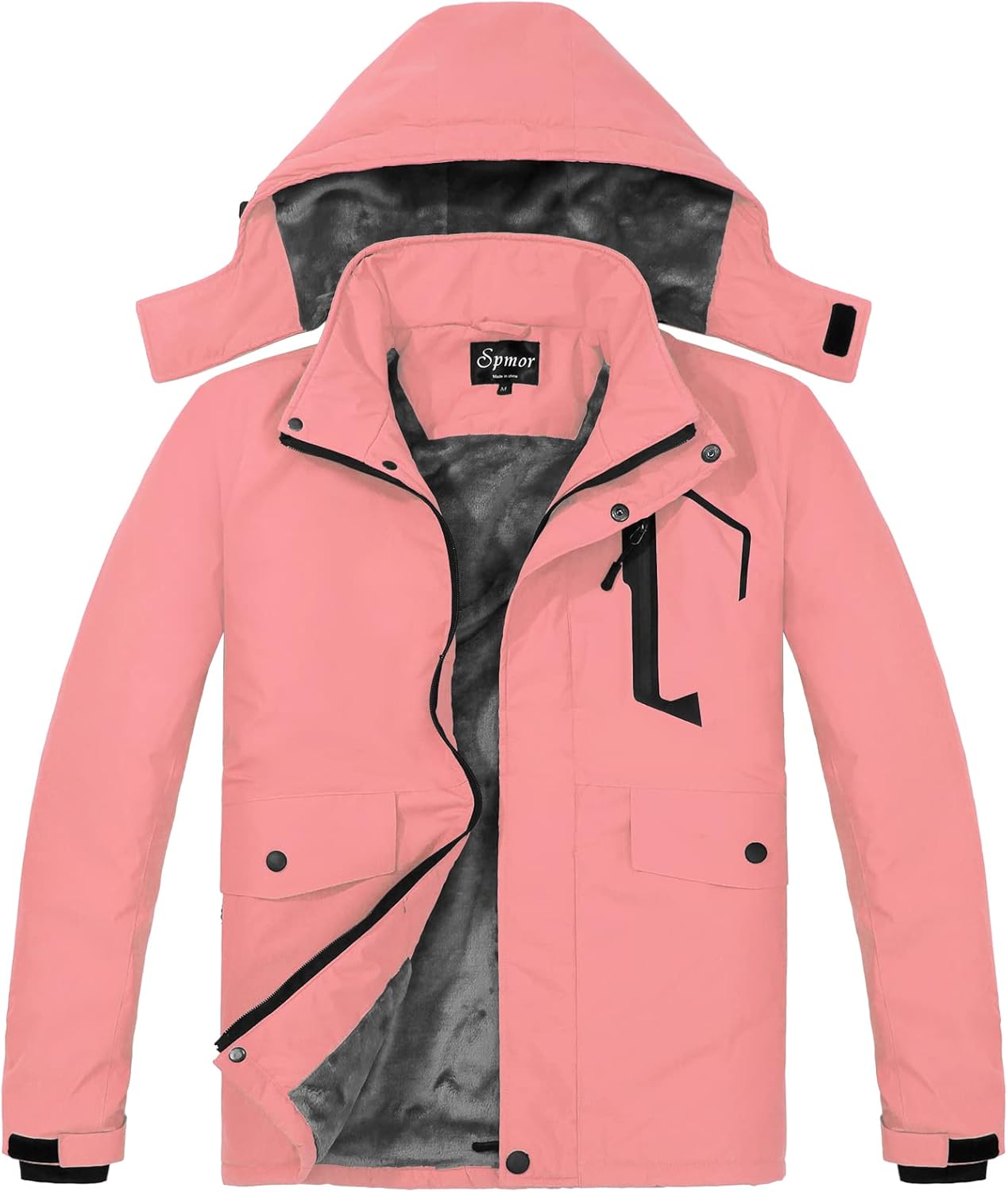 Stay Dry in Style: Spmor Women's Waterproof Ski Jacket