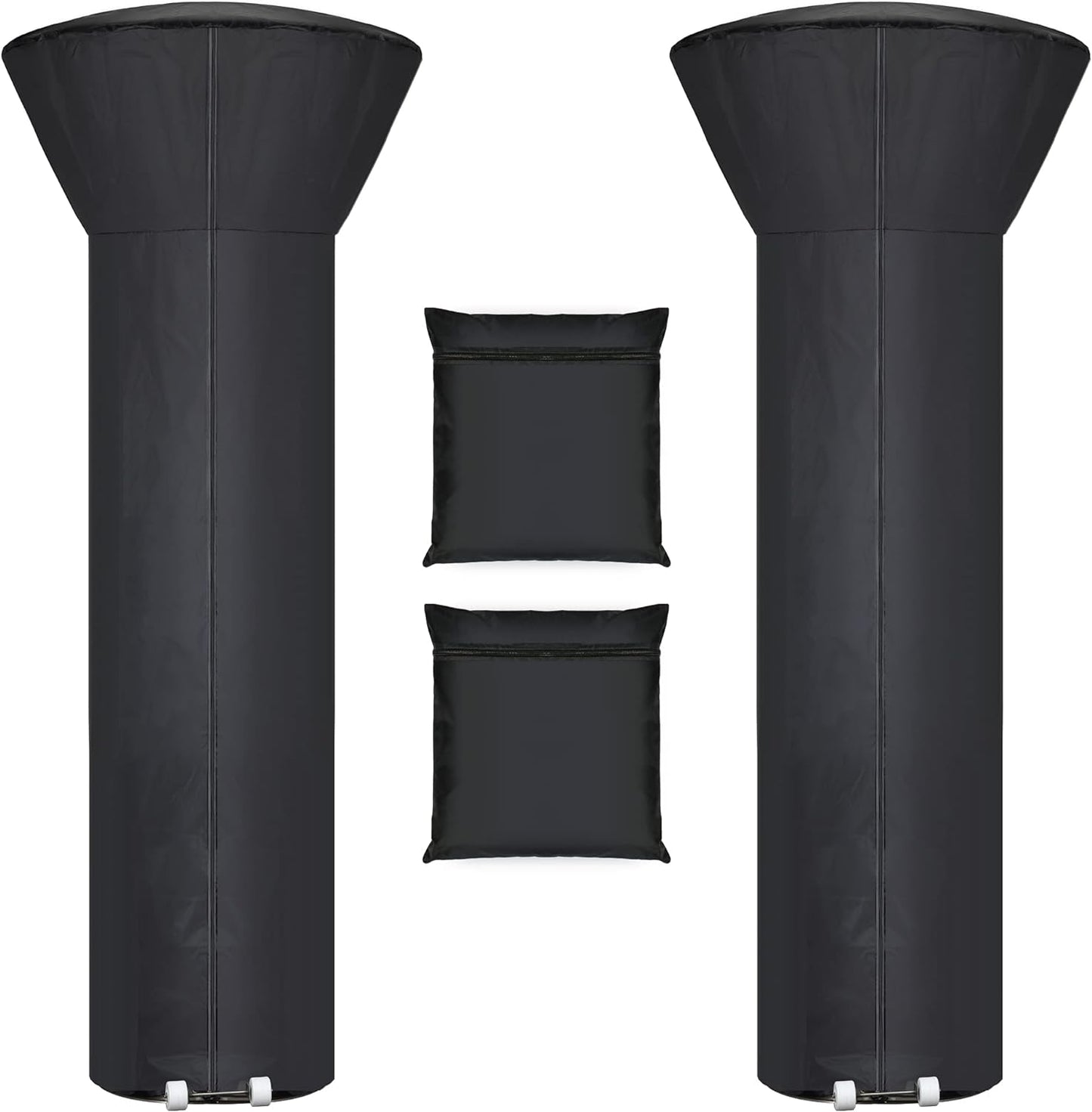 Hualedi 2 Pack Waterproof Patio Heater Covers - All-Weather Protection for Outdoor Heaters