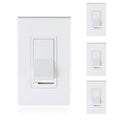 CLOUDY BAY Wall Dimmer Switch 3-Way Single Pole - Slide Dimming
