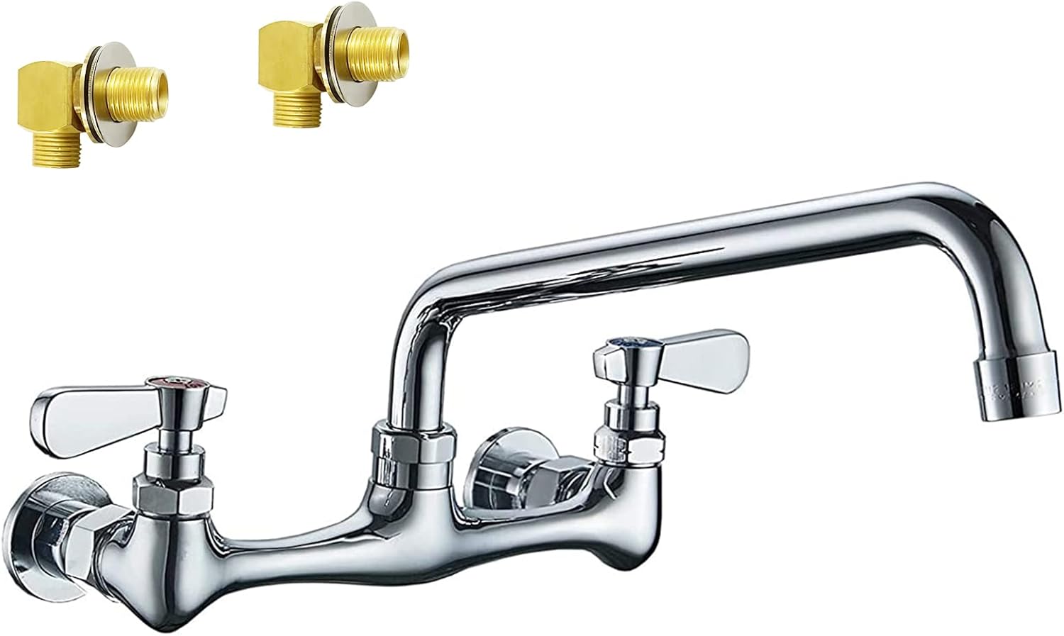 BWE Commercial Kitchen Faucet with 8 Inch Swivel Spout Design