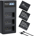LP-E17 Battery and Charger Set, 3-Pack - Long-Lasting Power for Canon