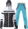 GS SNOWING Women's Ski Jackets and Pants Set for Winter
