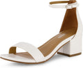 CUSHIONAIRE Alba Mid Block Heel Dress Shoes for Women - Comfortable 2