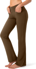 Women's Yoga Pants with Pockets Flare Leggings High Waist
